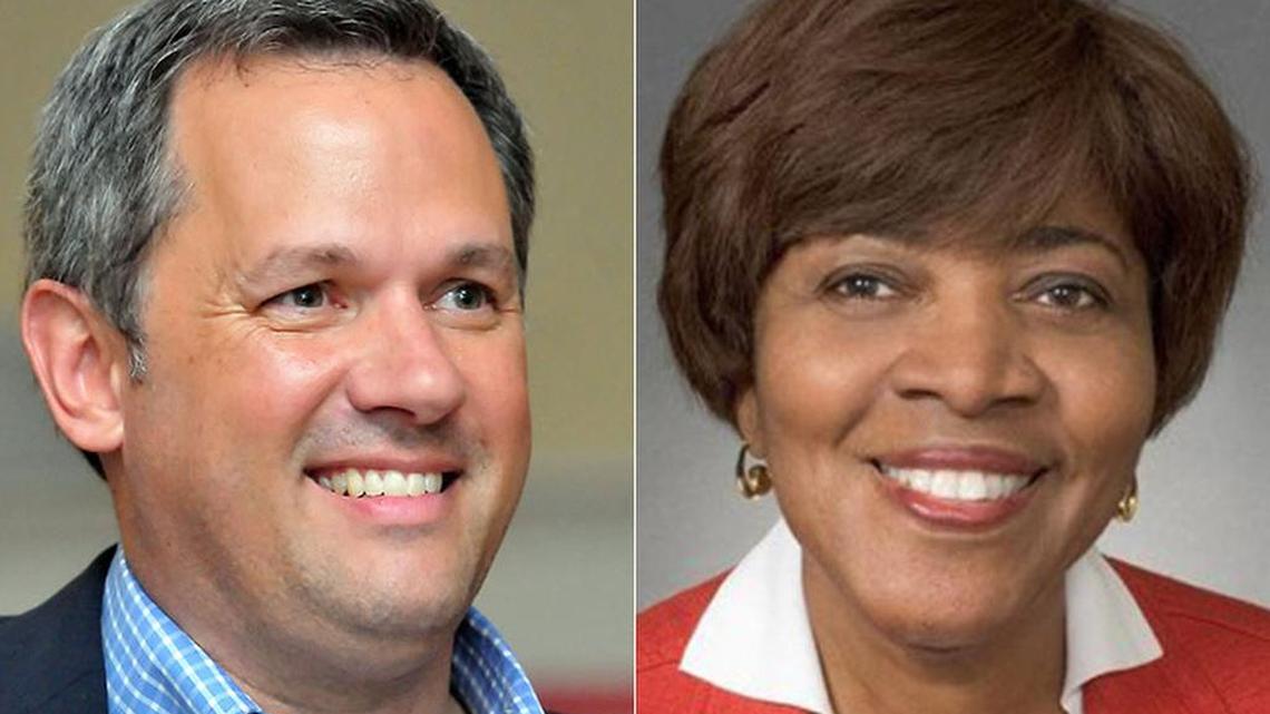Republican Dan Forest and Democrat Linda Coleman