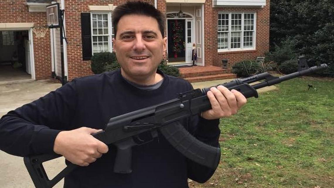 N.C. Republican Party executive director posted this photo on Twitter and Facebook showing off his Christmas gift.