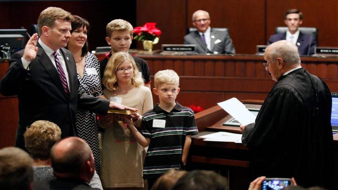 
Wake County Commissioner John Burns, left, is sounding alarms about last-minute legislation that could limit the powers of county commissions and other local governments.
