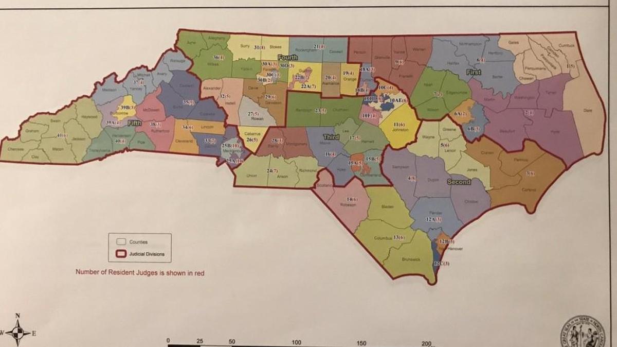 This judicial redistricting proposal is on the agenda when the NC legislature convenes Oct. 4, 2017.