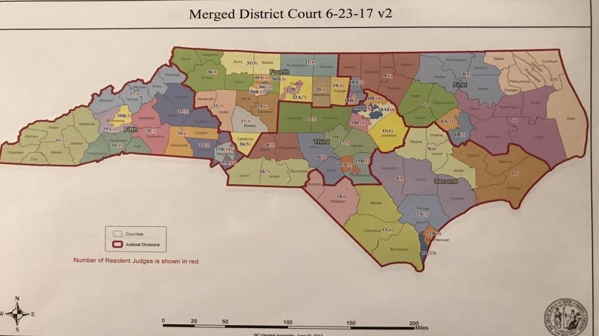 Judicial redistricting proposal was discussed in state House committee meeting on Wednesday, Sept. 27, 2017 in Raleigh.