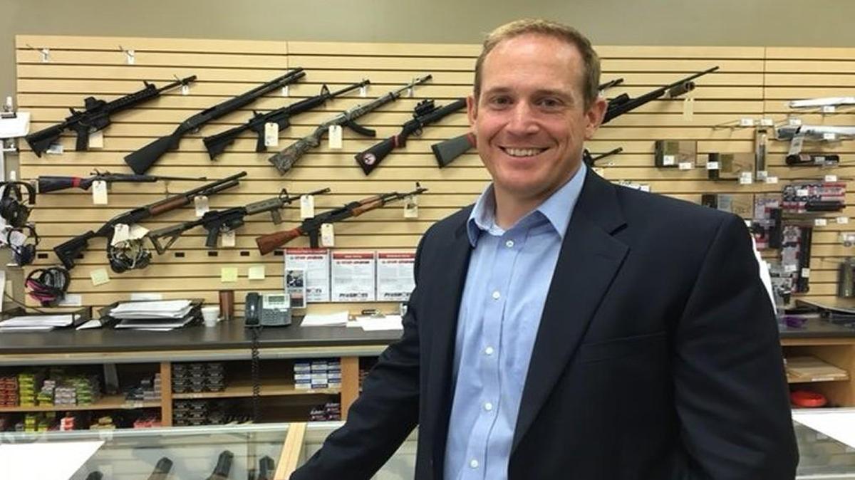GOP congressional candidate Ted Budd owns a gun store in Advance.