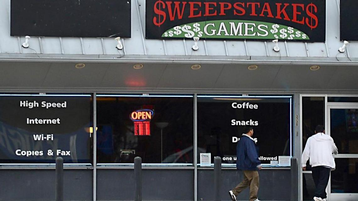 
Brookshire Business Center Sweepstakes Games along the 3700 block of Brookshire Blvd. on Wednesday, January 2, 2013.
