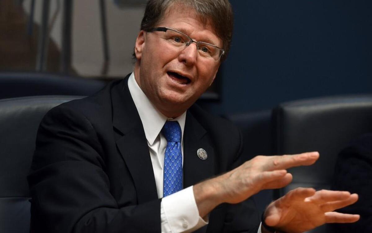 
Judge Mark D. Martin, Chief Justice of the Supreme Court of North Carolina, speaks with The News & Observer in Raleigh in this Sept. 28, 2015, file photo.
