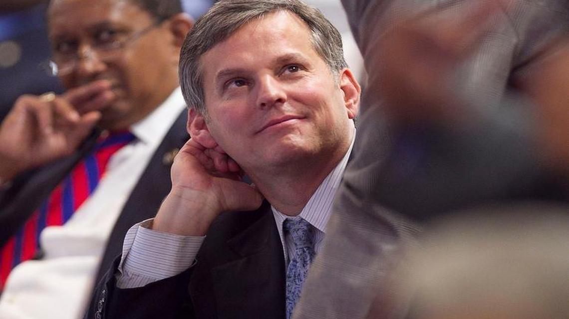 
Sen. Josh Stein of Raleigh, center, has $1.1 million in his campaign chest as he considers a run for attorney general. His fundraising so far has been the strongest of likely Council of State candidates.
