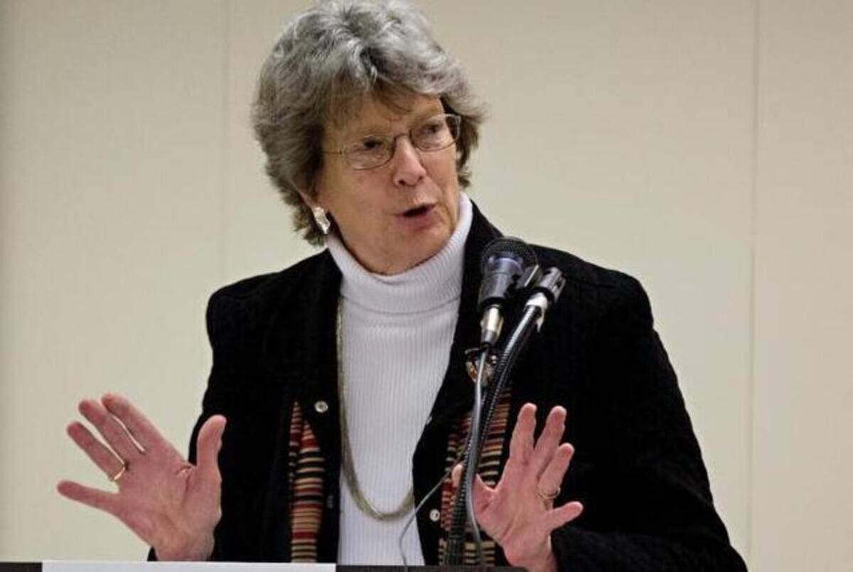 
Sindy Barker speaks about her husband's experiences with medical expenses during a House Aging Committee meeting Wednesday, March 11, 2015, at the Legislative Office Building in Raleigh.
