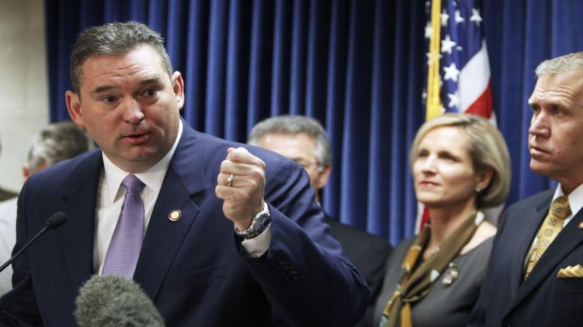 House Rules Chairman David Lewis, left, is facing an ethics complaint from fellow Republican Rep. George Cleveland of Jacksonville