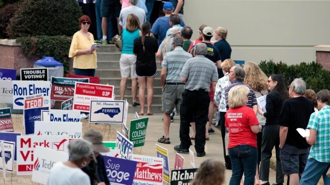 Early voting in NC draws record turnout | Raleigh News & Observer