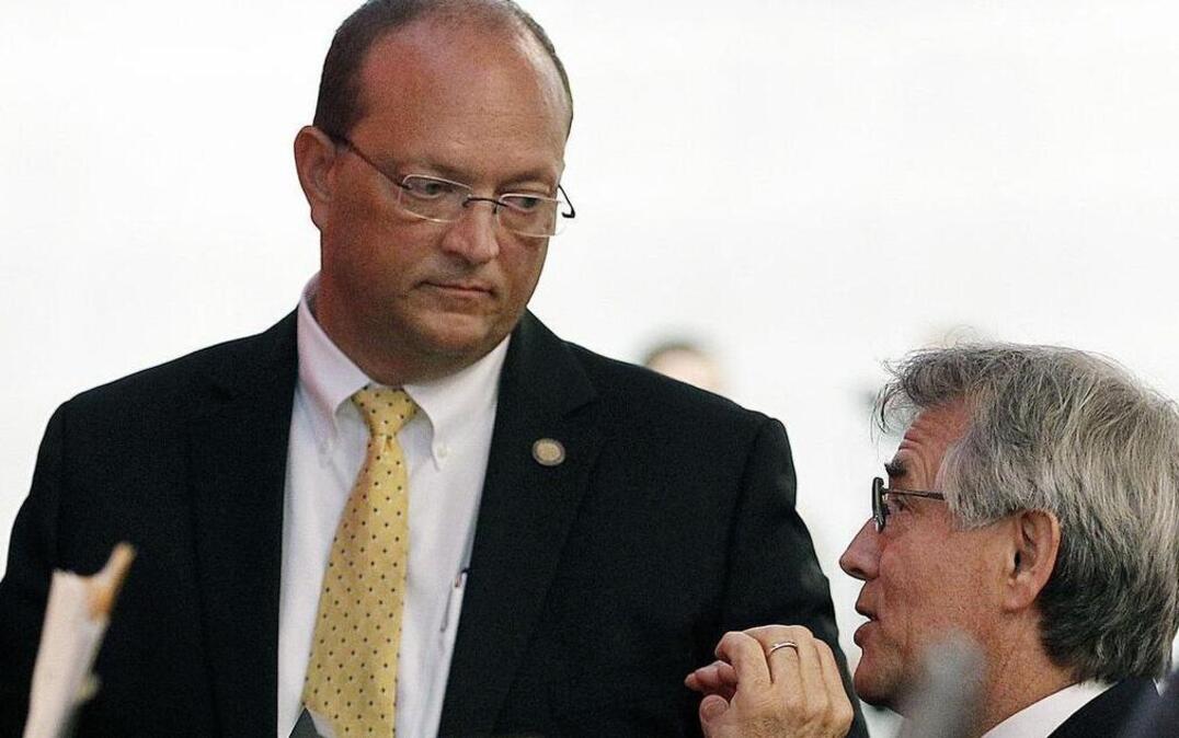 
Rep. Dean Arp, left, is leading efforts in the House to put a $2.8 billion bond referendum on the ballot in November. The Republican from Monroe chairs the House Capital Appropriations Committee.
