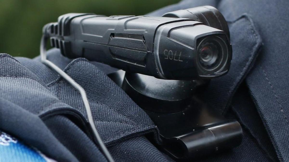 A lapel-mounter Tazar brand officer body camera. Gov. Pat McCrory signed a controversial legislation Monday regulating the release of police body camera and dashboard camera recordings.