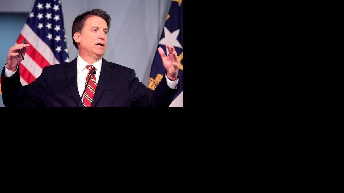 
Governor Pat McCrory unveils the budget at the Joint Force Headquarters Media Briefing Room in Raleigh Thursday.
