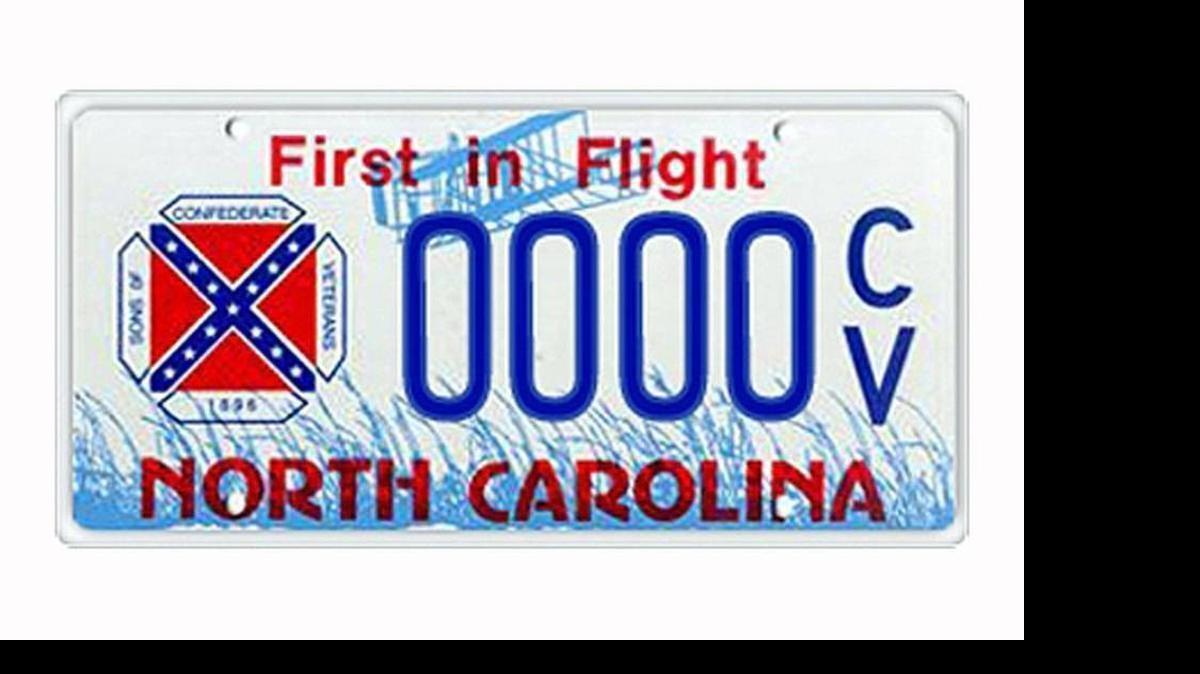 
The license plates bearing the Confederate battle flag are listed as “out of stock” on the state Department of Motor Vehicles’ website.
