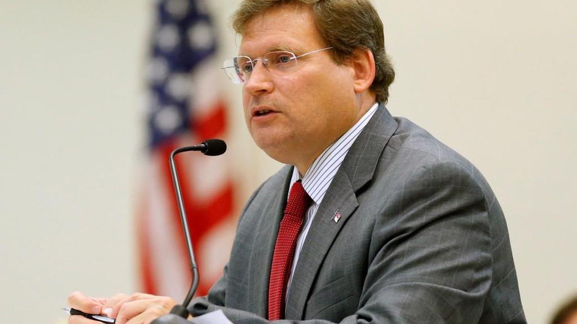 Rep. Nelson Dollar, the House’s chief budget writer, did not add a provision to the state budget to eliminate a high-ranking position in the state’s public safety agency, according to two key senators.