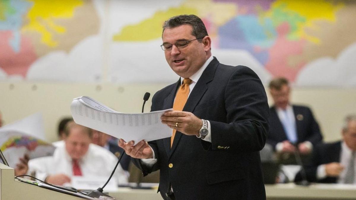 Rep. David Lewis, a Dunn Republican, is a sponsor of a bill under consideration in the N.C. House that would bar insurers from requiring patients to try cheaper alternative drugs.