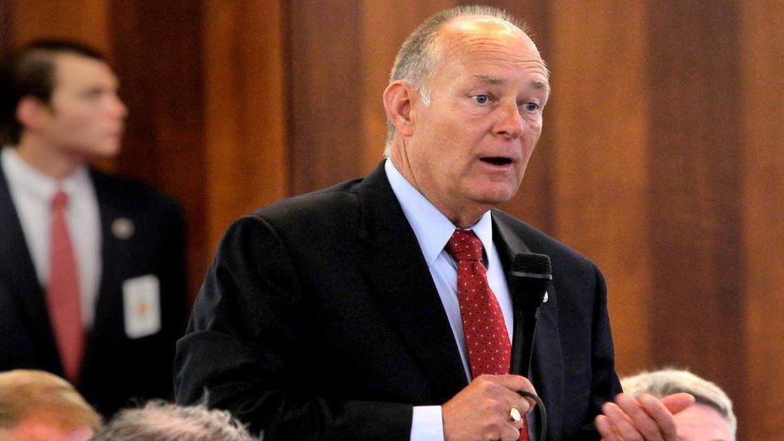 
Republican Sen. Brent Jackson of Sampson County sponsored the TABOR bill, which limits state spending increases to the level of population growth and inflation.
