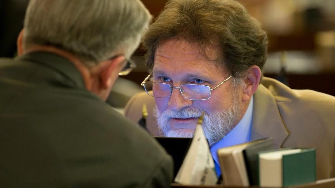 Rep. Larry Pittman of Concord is the primary sponsor of a bill to reinstate North Carolina’s ban on same-sex marriage.