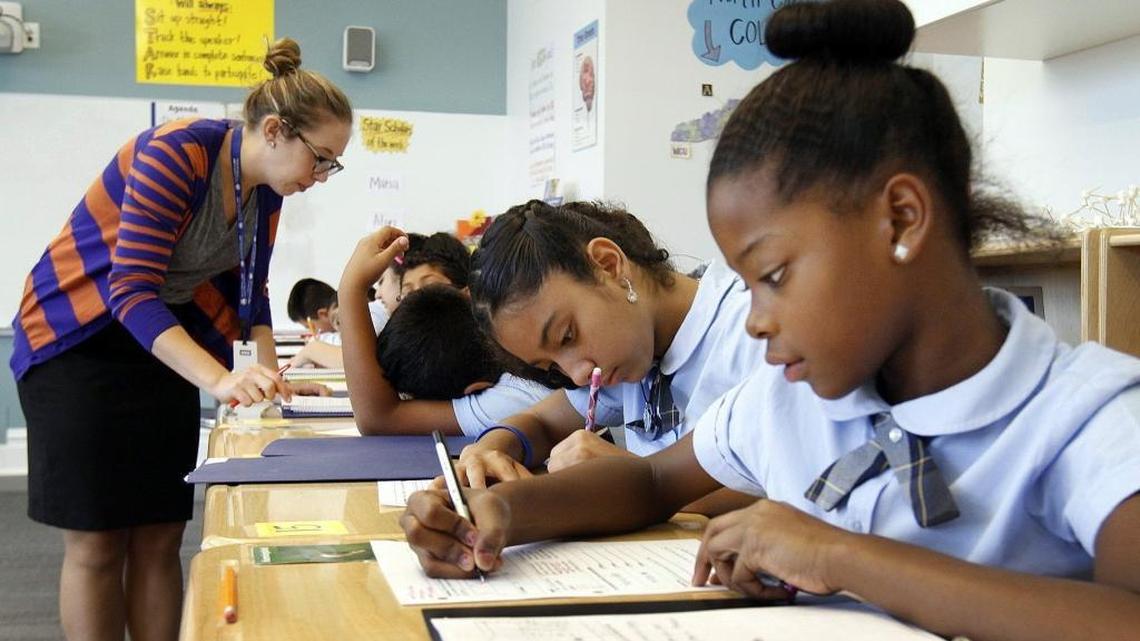 Maureen Joy Charter School in Durham was cited in the state report for having high academic growth with disadvantaged students.