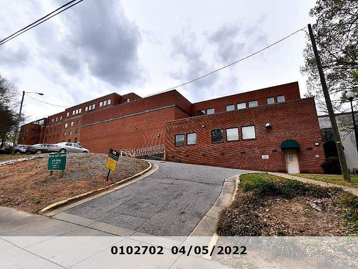 The old Rex Hospital property at 700 Wade Ave., now owned by the state, would be redeveloped if a new spending bill becomes law.