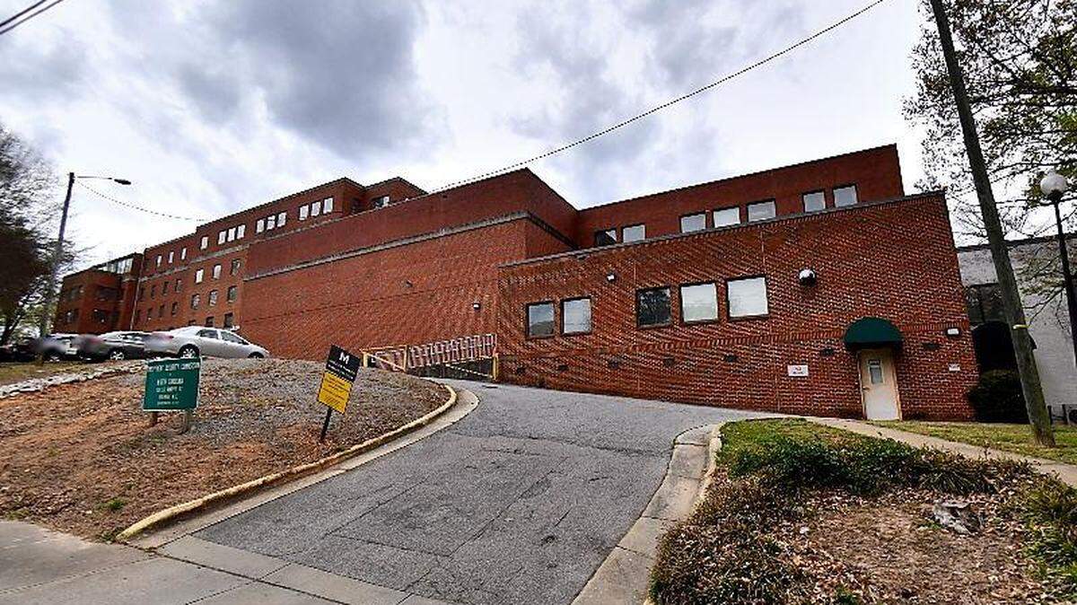 The old Rex Hospital property at 700 Wade Ave., now owned by the state, would be redeveloped if a new spending bill becomes law.