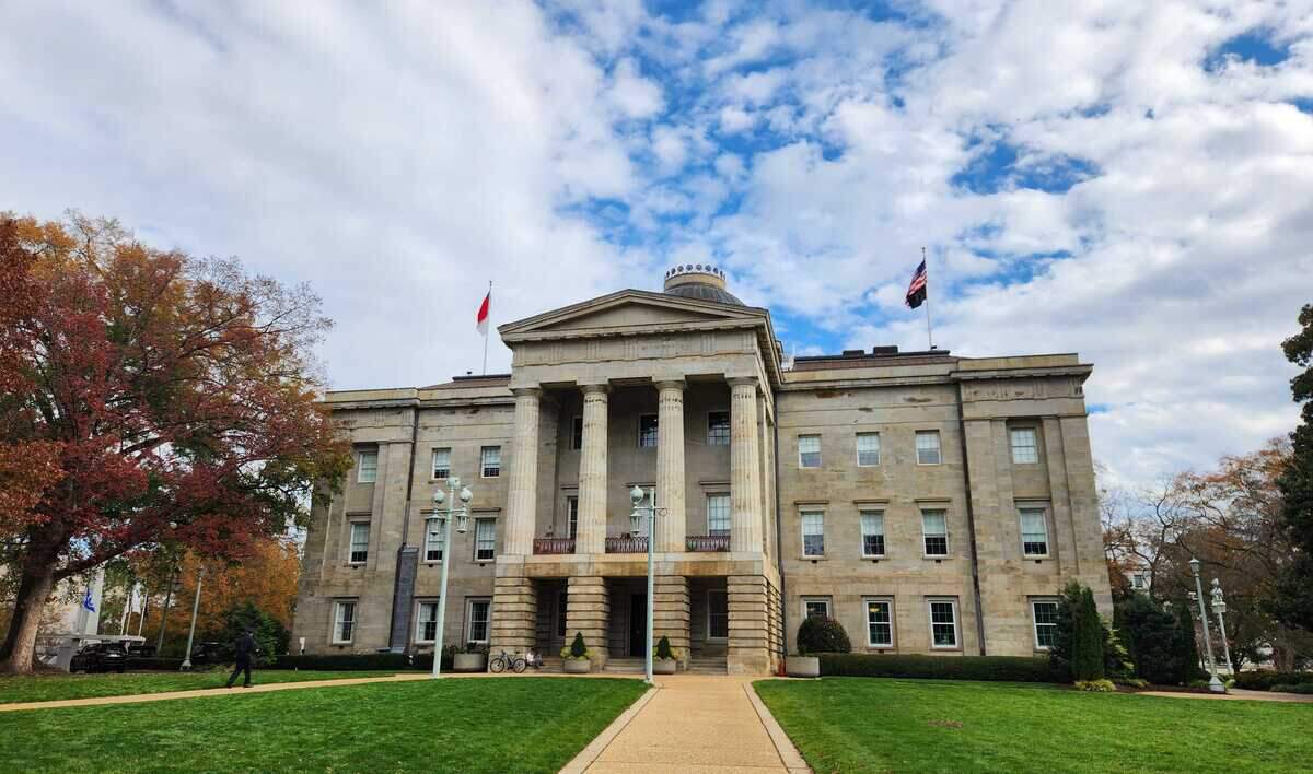 The North Carolina State Capitol in downtown Raleigh, N.C., pictured on Saturday, Nov. 22, 2025.