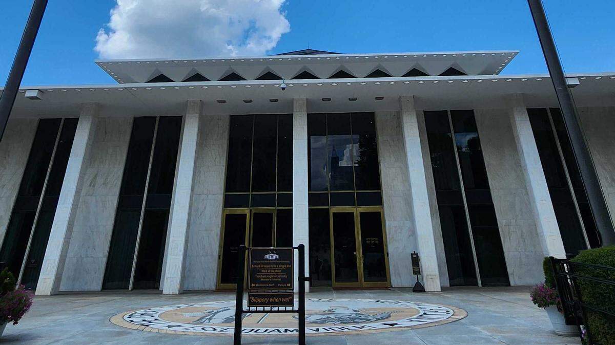 The North Carolina Legislative Building, where the General Assembly convenes, pictured in July 2025.