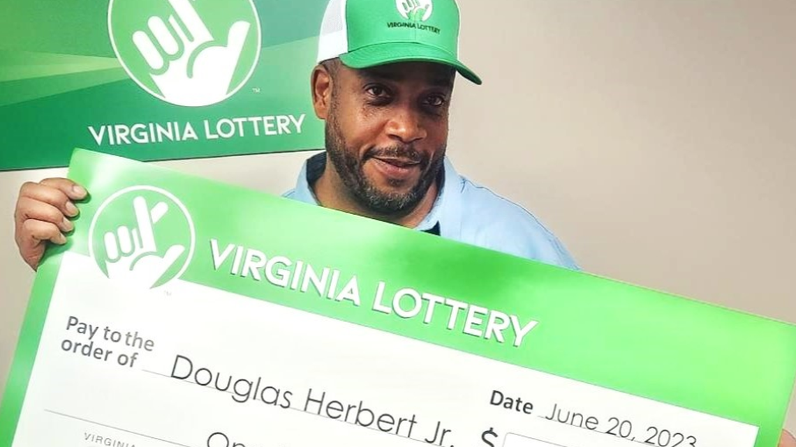 Douglas Herbert found a lucky Powerball ticket in his truck, officials said.