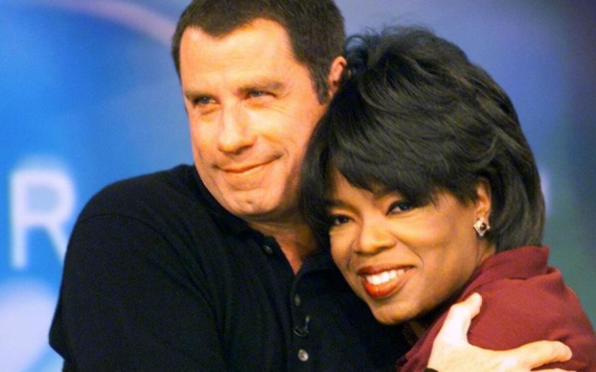Famous chins: John Travolta and Oprah Winfrey. James Pampush, an evolutionary anthropologist at Duke University, dedicated the majority of this decade studying why humans have chins.