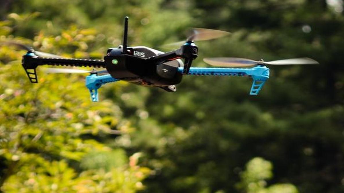 Missy Cummings with drone: The Duke University professor – one of the nation’s top drone researchers – people present massive stumbling blocks for delivery drones ever getting off the ground.