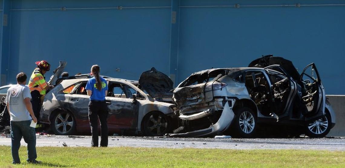 Durham firefighters respond to a wreck in this file photo from 2016. A new bill would allow Durham to send civilians instead of armed officers to some traffic accidents.