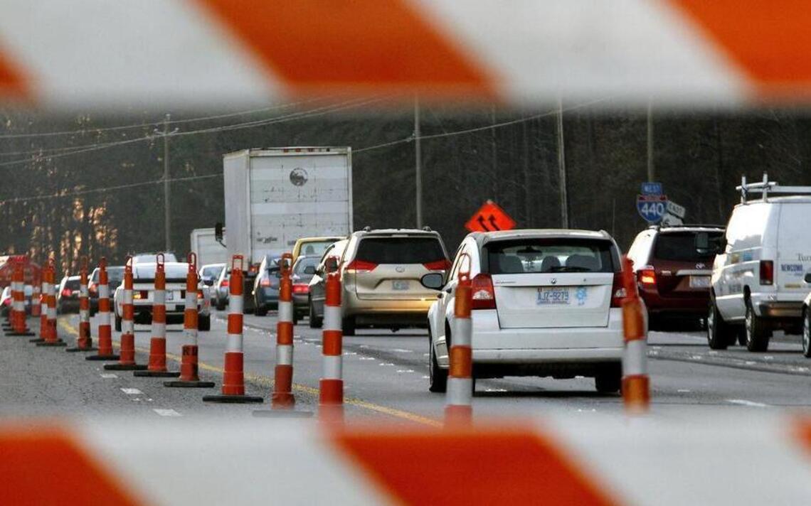 BeltlineJam crews shift traffic on eastbound I-40