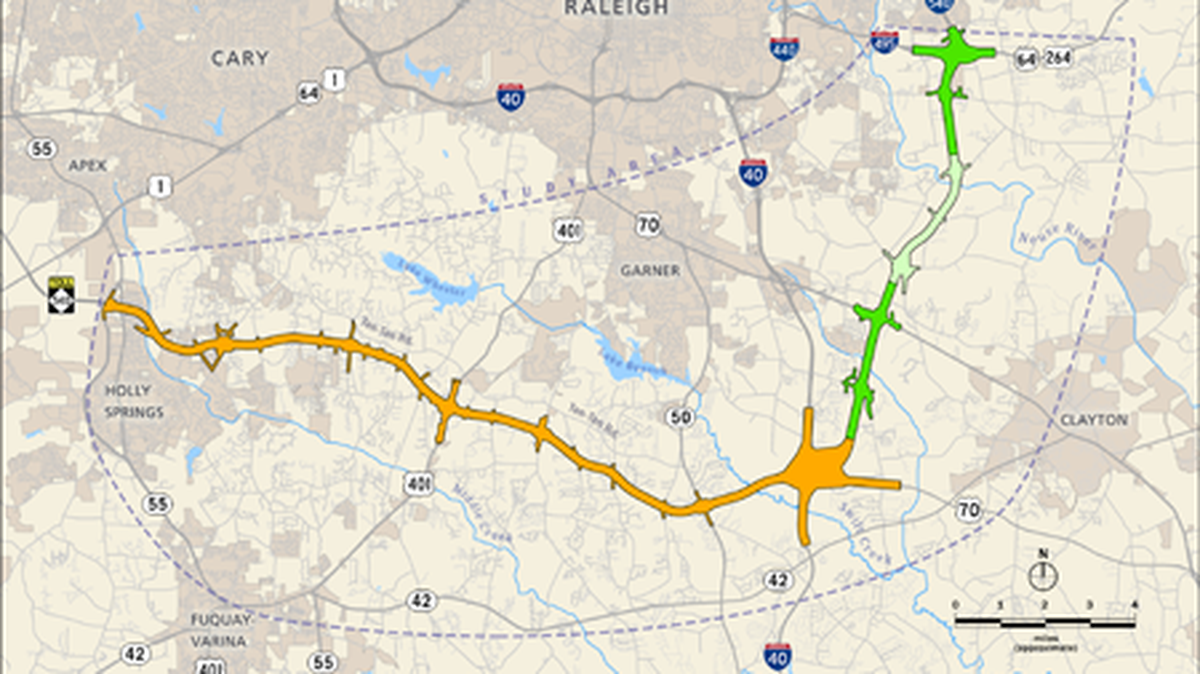 NCDOT recommends "Detailed Study Alternative 2" as the preferred route for the Complete 540 project to federal and state agency officials.