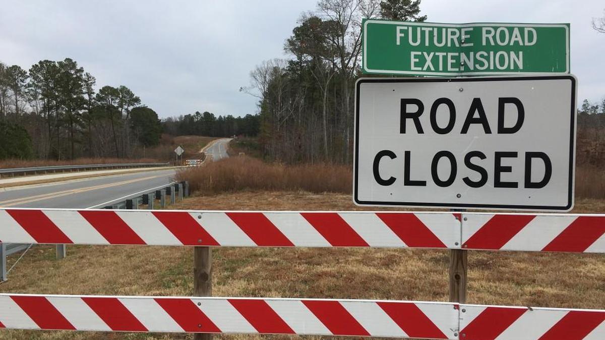 Work will soon begin on finishing this section of Morrisville Parkway in western Cary, including a new interchange on the Triangle Expressway.