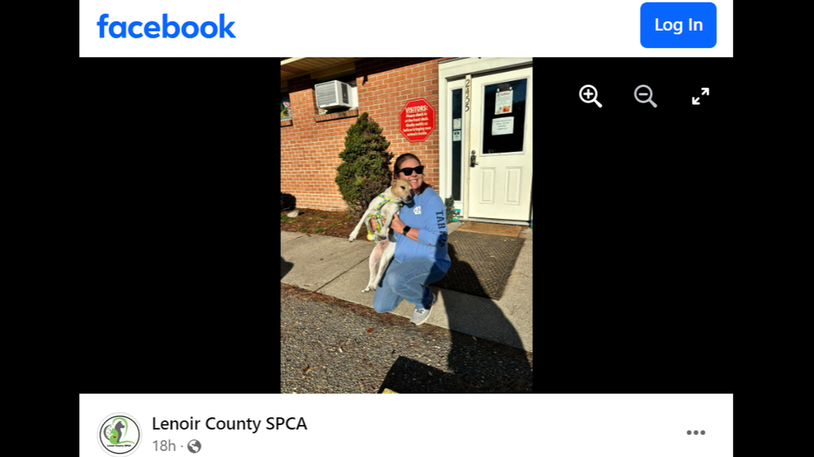 Zach has another new home after his first owner died and his second one had a stroke, a North Carolina shelter said.