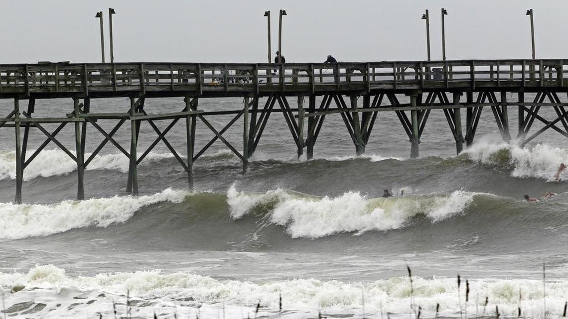 A girl may have been bitten by a shark in Ocean Isle Beach, officials said.
