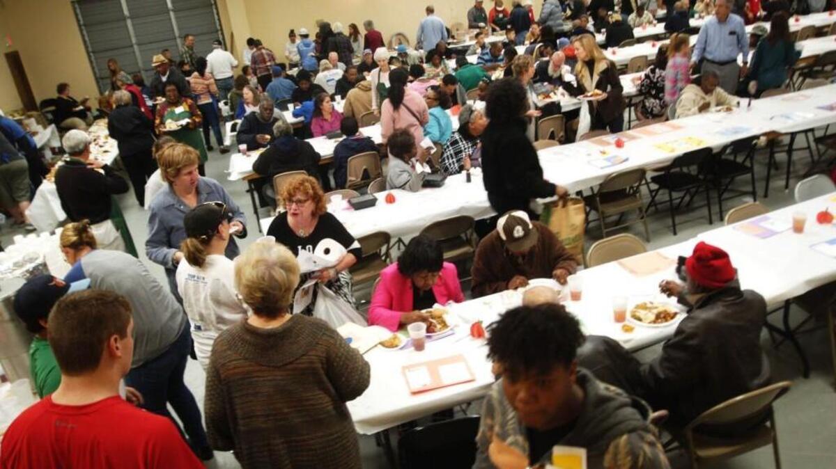 Serve the Need in Johnston County offered a Thanksgiving lunch to hundreds of the neediest in the county last Thanksgiving, as it's done over the past five years.