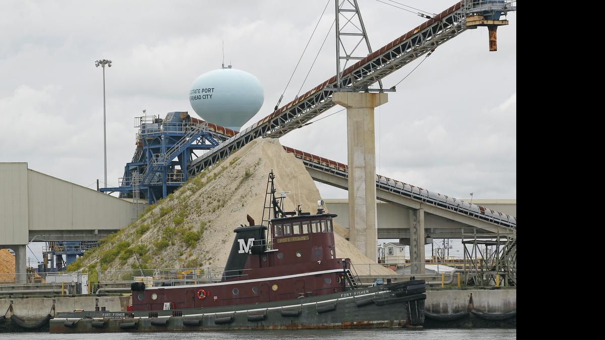 
Operations proceed at the State Port in Morehead City. For the first time, both N.C. House and N.C. Senate budgets propose recurring funds for maintaining facilities at state ports.
