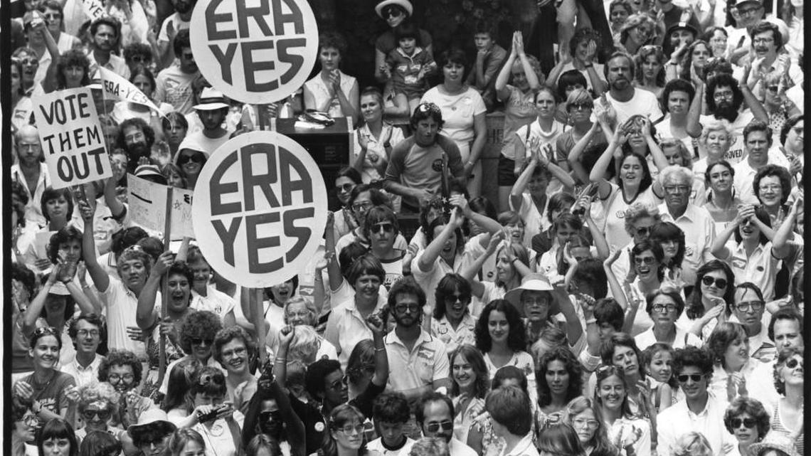 In 1982, about 7,000 Equal Rights Amendment supporters demonstrated in Raleigh.