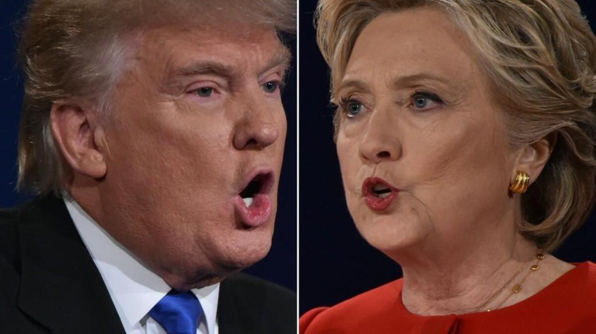 Republican nominee Donald Trump and Democratic nominee Hillary Clinton