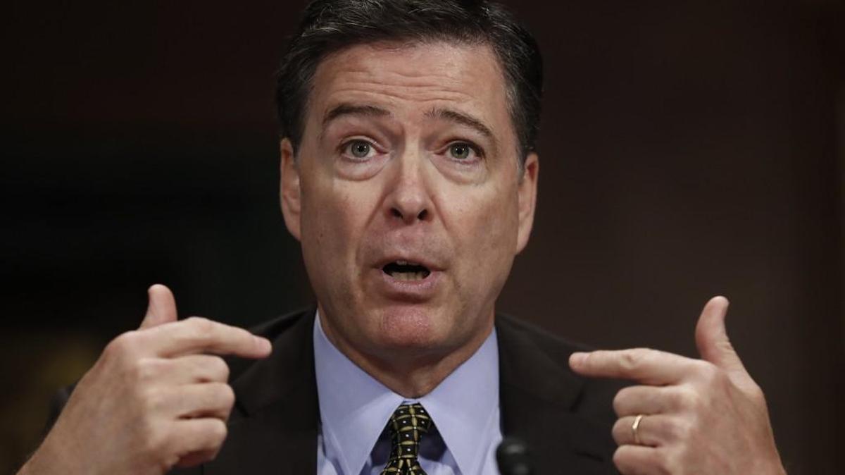In this May 3 photo, then-FBI Director James Comey testifies on Capitol Hill in Washington, before a Senate Judiciary Committee hearing. President Donald Trump abruptly fired Comey on Thursday, ousting the nation's top law enforcement official in the midst of an investigation into whether Trump's campaign had ties to Russia's election meddling.