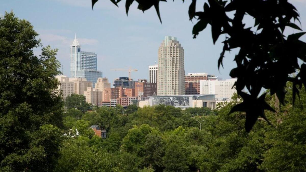 Dorothea Dix Park is big enough to visit while social distancing. The dog park is closed.