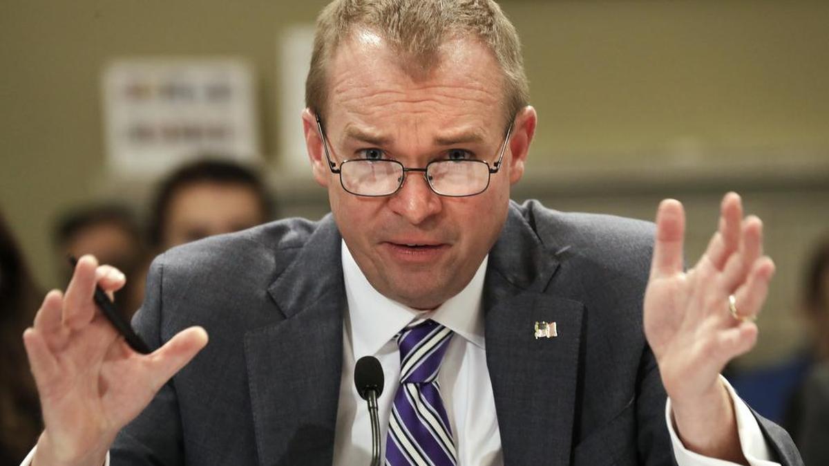 Budget Director Mick Mulvaney testifies Wednesday before the House Budget Committee hearing on President Donald Trump’s fiscal 2018 federal budget.