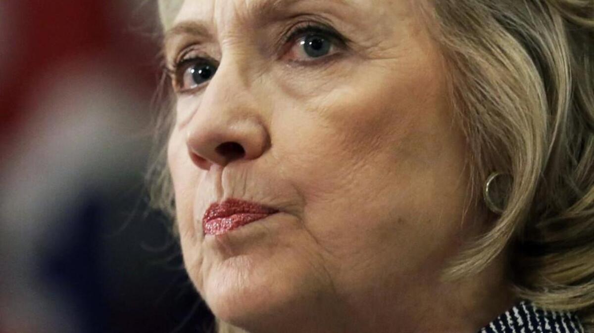 Hillary Clinton concedes that she should have used government email instead of a private server to conduct business as secretary of state, but that oversight has been overblown by her opponents. (AP Photo/Richard Drew)
