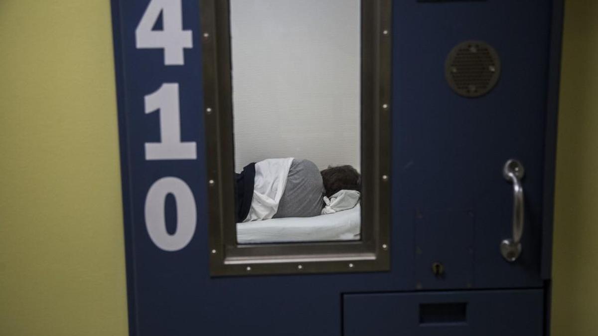 An inmate keeps in his cell at Central Prison in Raleigh
