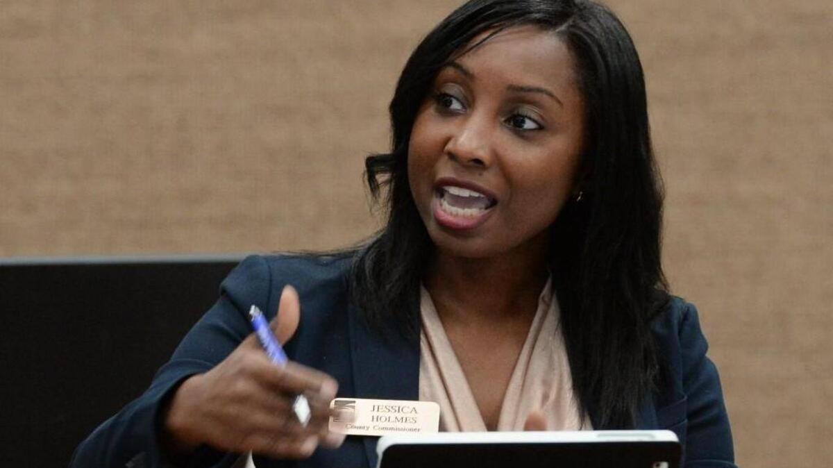 Wake County Commissioner Jessica Holmes, who is running for North Carolina labor commissioner.
