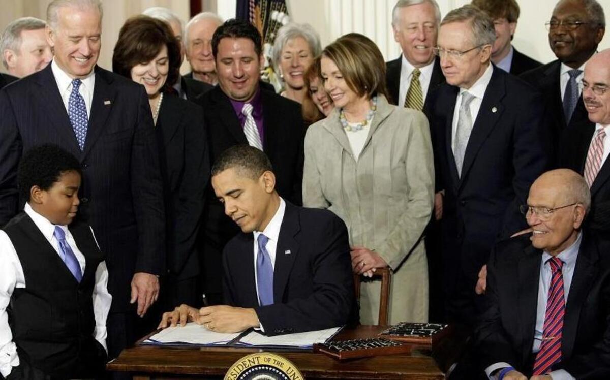 President Barack Obama signed the Affordable Care Act in March 2010.