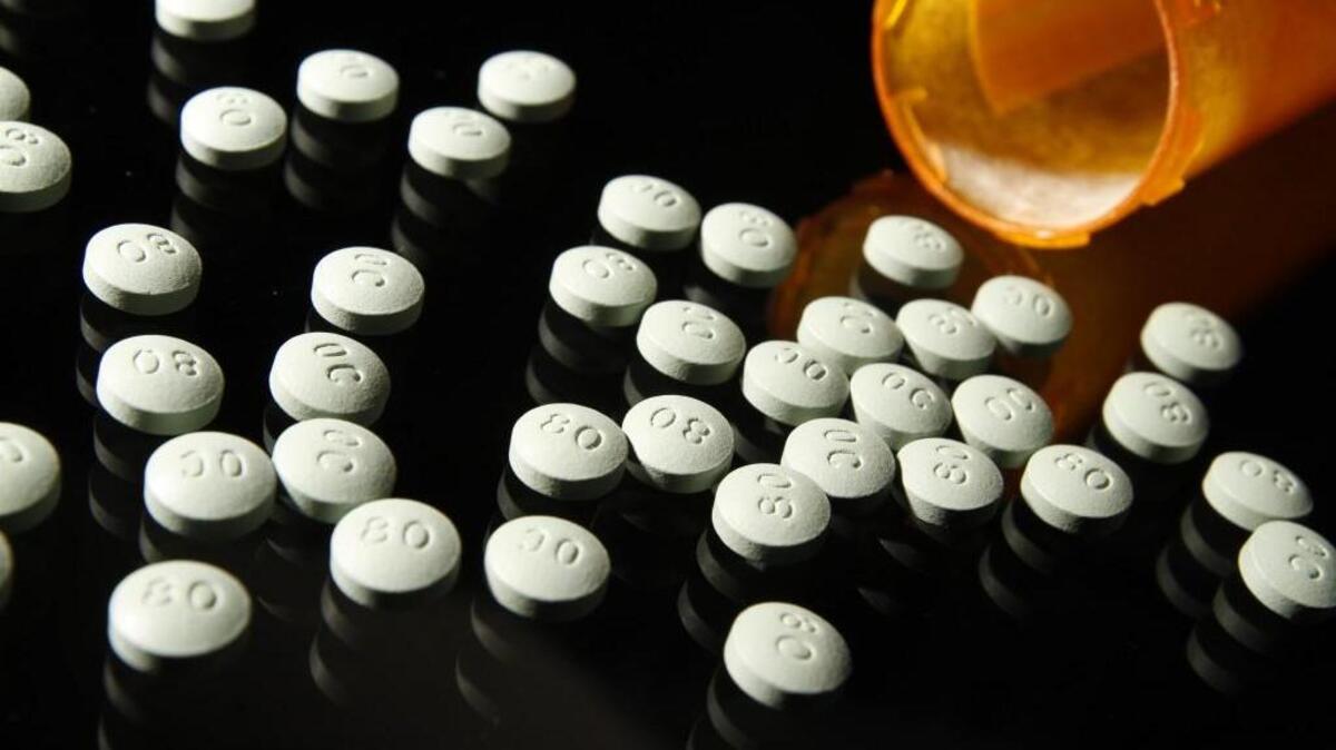 OxyContin, in 80 mg pills, in a 2013 file image. North Carolina and the nation face a growing problem of addiction to such opioid medications.
