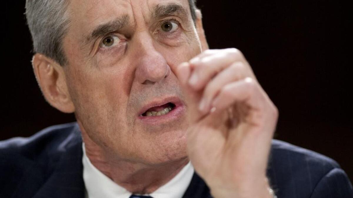 This photo taken on June 19, 2013 shows Federal Bureau of Investigation (FBI) Director Robert Mueller testifying before the US Senate Judiciary Committee on Capitol Hill in Washington. Deputy Attorney General Rod Rosenstein on May 17, 2017, named Mueller as special counsel to lead the probe into alleged Russian meddling and possible collusion with US President Donald Trump's team, as the president stands accused of seeking to stall the investigation.