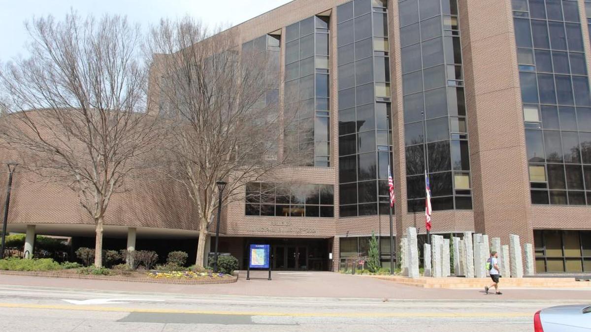 Raleigh’s City Hall on Hargett Street downtown was built in 1983.