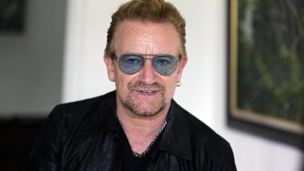 
Irish rock star Bono

