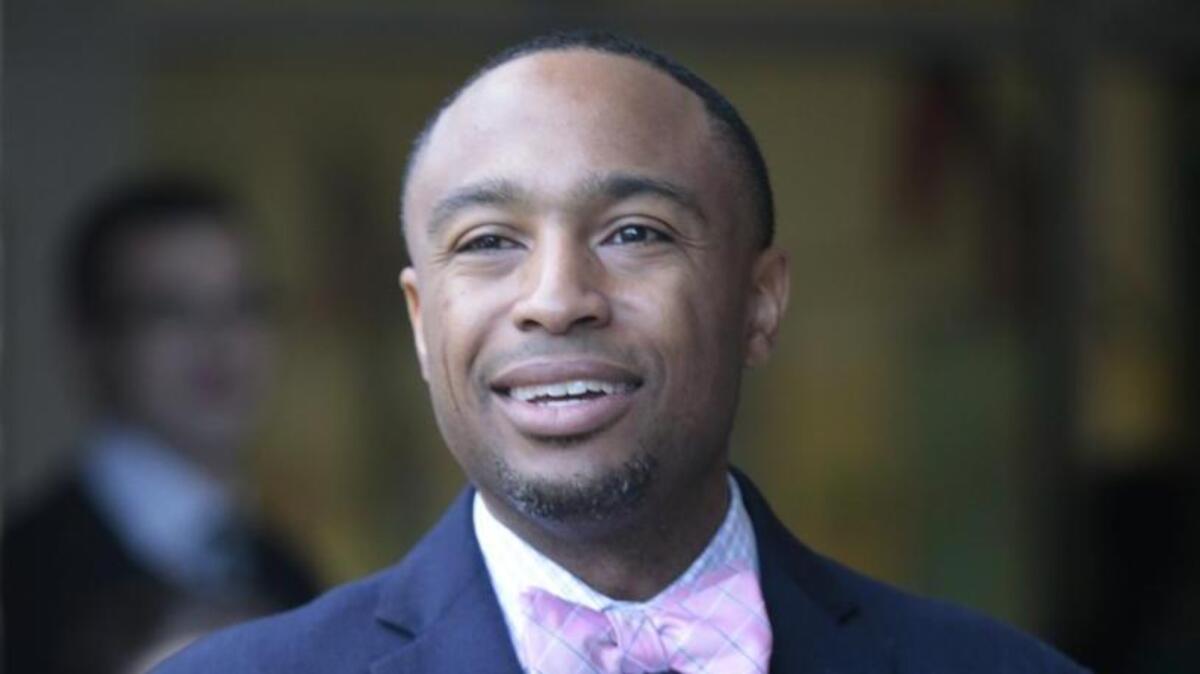 Eric Fitts, then the Brentwood Elementary principal, in a file photo taken Oct. 8, 2015.